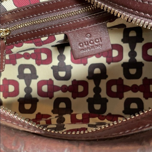 Vintage Authentic Gucci horse-bit wave handbag - Picture 5 of 6